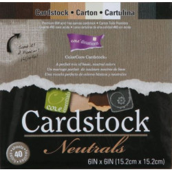 Sada papírů ColorCore Neutrals 15,2x15,2cm