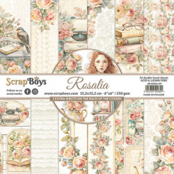 Sada papírů Rosalia 15,2x15,2 (ScrapBoys)