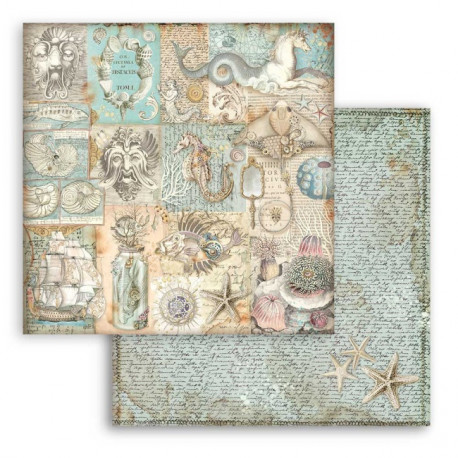 Songs of the Sea, textura 30,5x30,5 scrapbook