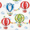 Barevné horkovzdušné balóny 33x33