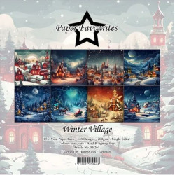 Sada papírů 15x15 Winter Village (PF)