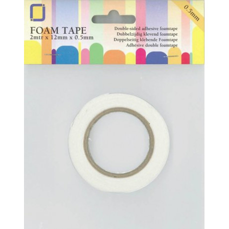 3D pěnová páska 0,5mm - oboustranně lepicí (12mmx2m)