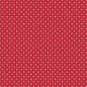 Bílé puntíky na červené, maličké 33x33