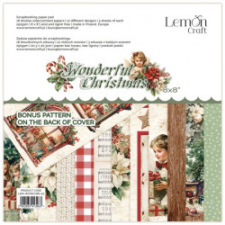 Sada papírů 20x20 Wonderful Christmas (LemonCraft)