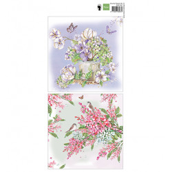 Papír 14x29,7 - Country Flowers XL (MD)