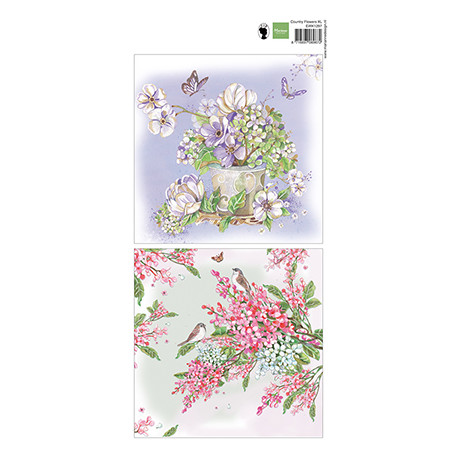 Papír 14x29,7 - Country Flowers XL (MD)