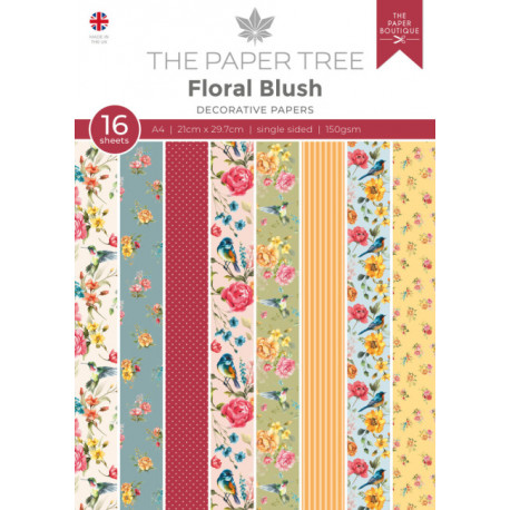 Sada papírů A4 Floral Blush (CW)