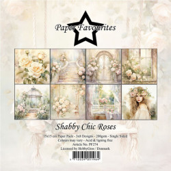 Sada papírů 15x15 Shabby Chic Roses (PF)