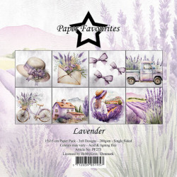 Sada papírů 15x15 Lavender (PF)