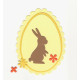 Vyřezávací šablony multifunkční - Velikonoční zajíček, vejce (Nellie´s Choice)