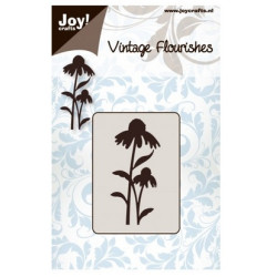Vyřezávací šablona - Vintage květ (JC)