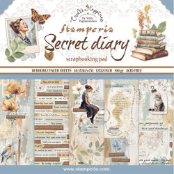 Sada papírů 30,5x30,5 190g Secret Diary (SBBL152)
