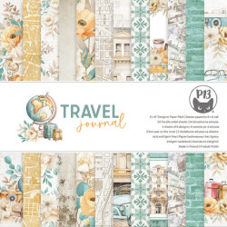 Sada papírů 15x15 240g Travel Journal (P13)