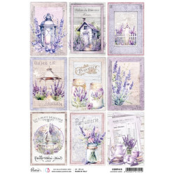 Papír rýžový A4 Lavender Cards (CIAO BELLA)