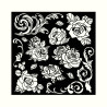 Šablona 3D 18x18 - Shabby Rose, pozadí (KSTDQ104)