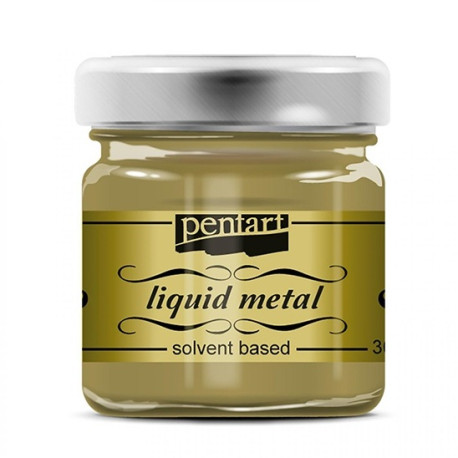 Tekutý kov Pentart 30ml zlatý