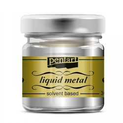 Tekutý kov Pentart 30ml stříbrný
