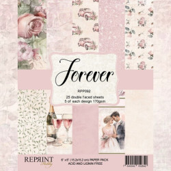 Sada papírů 15x15 170g Forever (REPRINT)