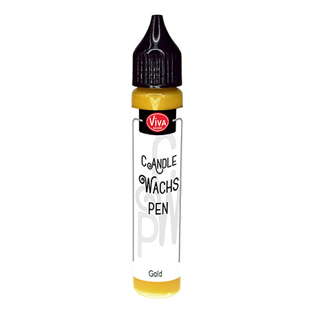Tekutý vosk - pero 25ml Zlatá