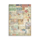 Sada Washi papírů A5 Art of Travelling (Stamperia)
