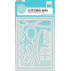 Vyřezávací šablony - Party cardshape Sweet Stories nr.820 (SL)