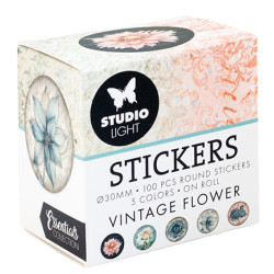 Samolepky VINTAGE FLOWER Essentials nr.33 (SL)