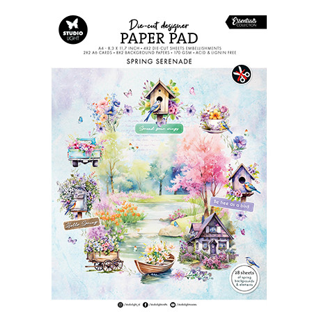 Sada papírů a výseků Spring Serenade Essentials nr.271 (SL)