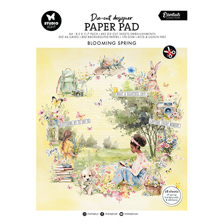 Sada papírů a výseků Blooming Spring Essentials nr.272 (SL)