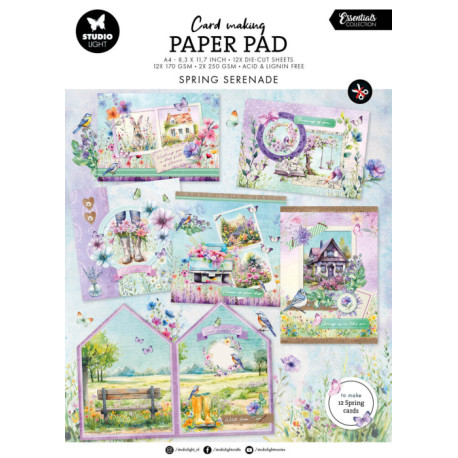 Card Making Pad Spring Serenade Essentials nr.15 (SL)