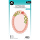 Vyřezávací šablony - Floral Oval Essentials nr.952 (SL)