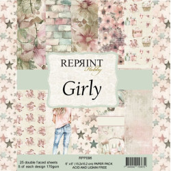 Sada papírů 15x15 170g Girly (REPRINT)