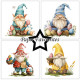 Sada papírů 15x15 Easter Gnomes (PF)