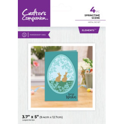 Vyřezávací šablony Springtime Scene Elements (Crafter's Companion)