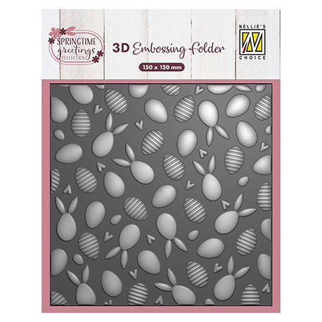Embossovací kapsa 3D - Zajíčci a vejce (Nellie´s Choice)