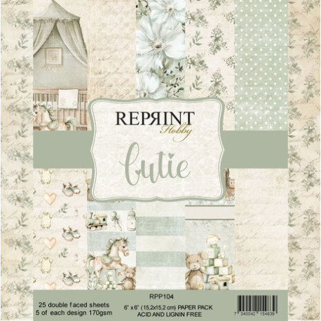 Sada papírů 15x15 170g Cutie (REPRINT)