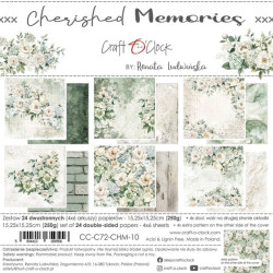 Sada papírů 15x15 Cherished Memories (Craft O´Clock)