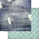 Sada papírů 15,2x15,2 Shades of Denim (Asuka Studio)