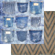 Sada papírů 15,2x15,2 Shades of Denim (Asuka Studio)