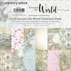 Sada papírů 15,2x15,2 Around the World (memory-place)