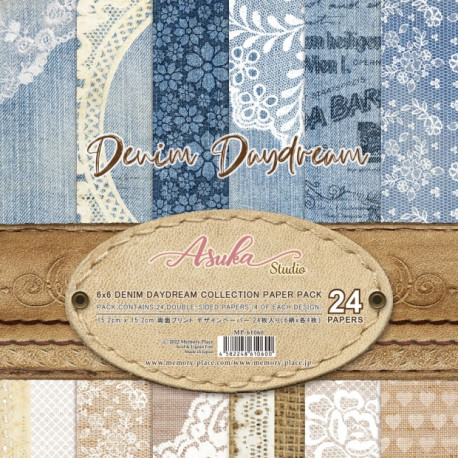 Sada papírů 15,2x15,2 Denim Daydrea (Asuka Studio)