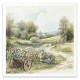 Set 6ks rýžových papírů - Chalupa na venkově (14,8x14,8cm)