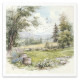 Set 6ks rýžových papírů - Chalupa na venkově (14,8x14,8cm)