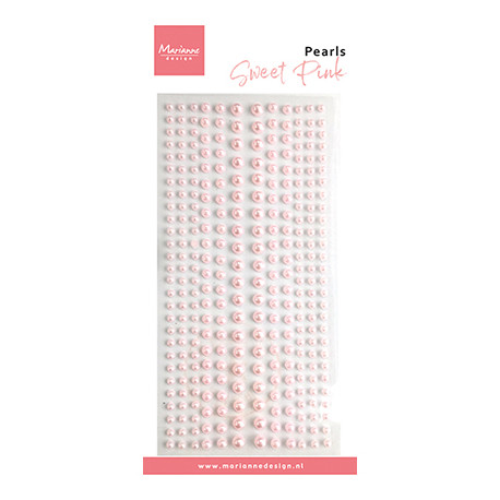 Sada perliček 333ks, 3 velikosti, sladká růžová (MD)