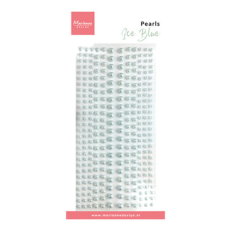 Sada perliček 333ks, 3 velikosti, ledově modrá (MD)
