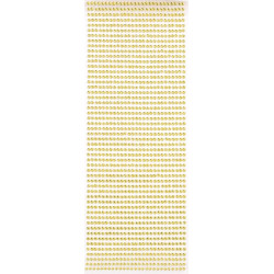 Samolepicí proužky s kamínky - zlaté 3mm