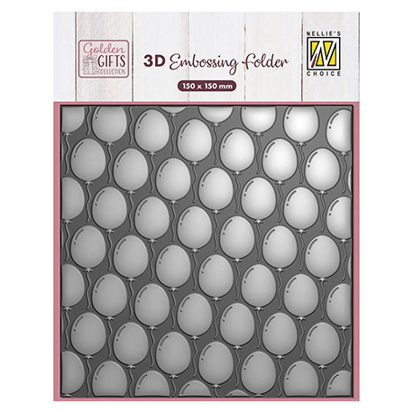 Embossovací kapsa 3D - Balónky (Nellie´s Choice)