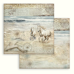 Silent Sea, koně 30,5x30,5 scrapbook