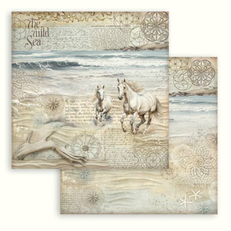Silent Sea, koně 30,5x30,5 scrapbook