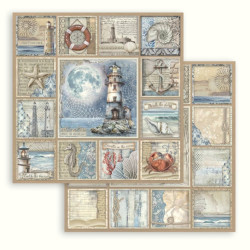 Silent Sea, maják 30,5x30,5 scrapbook