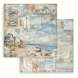 Silent Sea, krajina 30,5x30,5 scrapbook